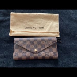 Louis Vuitton Daumier Ebene Josephine Wallet Brown